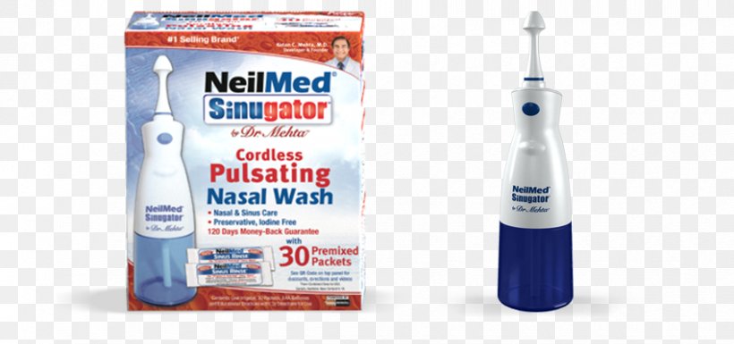 Nasal Irrigation NeilMed Nose Paranasal Sinuses Saline, PNG, 850x400px, Nasal Irrigation, Allergy, Asthma, Dental Water Jets, Ear Download Free