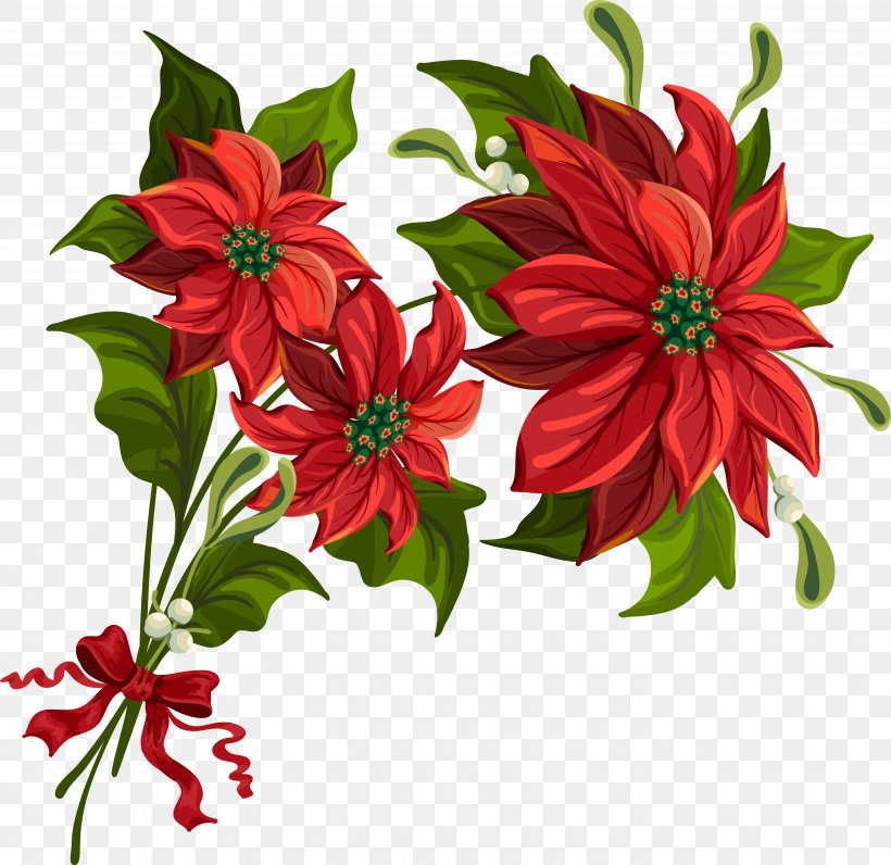 Poinsettia Christmas Clip Art, PNG, 5500x5340px, Poinsettia, Christmas, Christmas Decoration, Chrysanths, Color Download Free