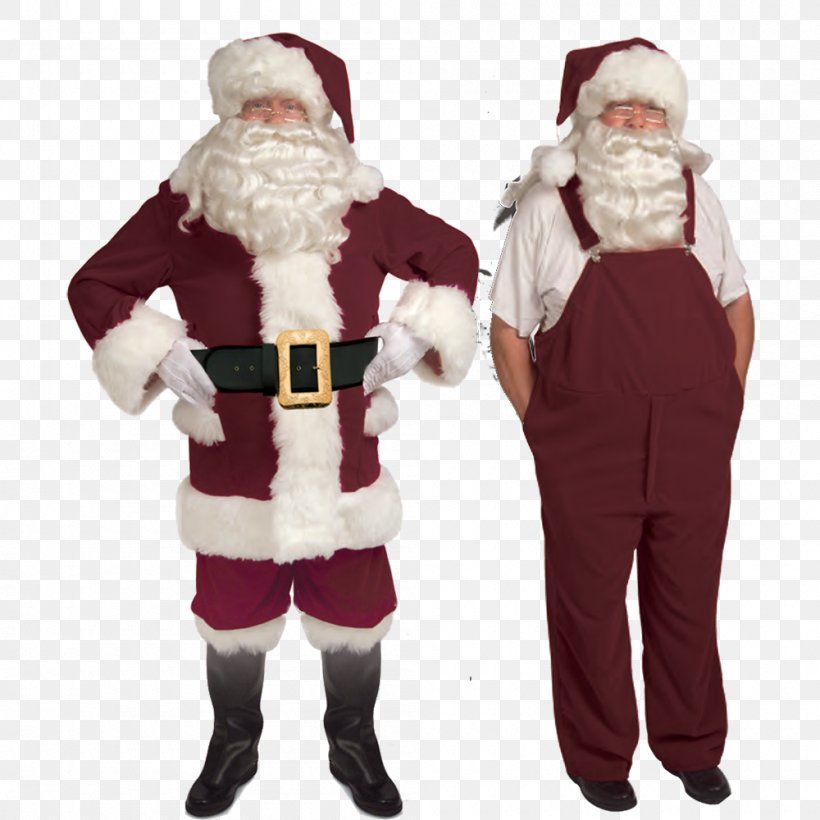 Santa Claus Mrs. Claus Santa Suit Costume, PNG, 1000x1000px, Santa Claus, Belt, Christmas, Clothing, Coat Download Free