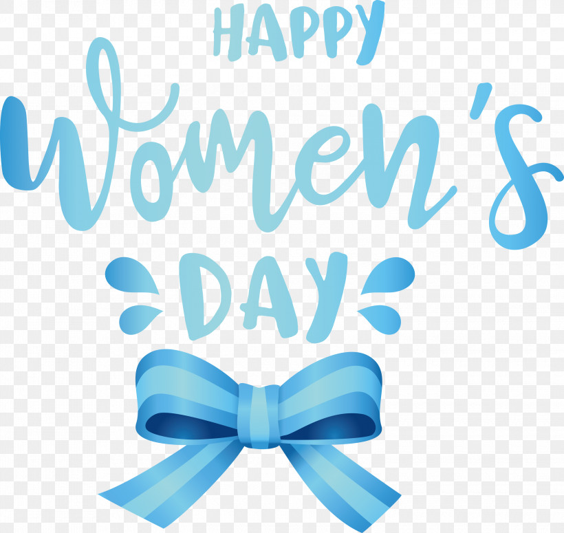 Happy Women’s Day Womens Day, PNG, 3000x2837px, Womens Day, Bow Tie, Electric Blue M, Geometry, Line Download Free
