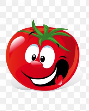 Vector Vegetable Cartoon - Mr Potato And Tomato Vegetable Fruit Clip Art PNG