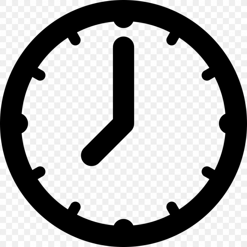 Alarm Clocks Clip Art, PNG, 980x980px, Clock, Alarm Clocks, Area, Black And White, Digital Clock Download Free