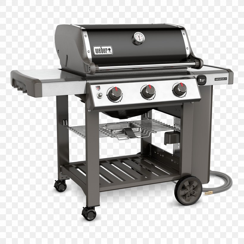 Barbecue Weber Genesis II E-310 Weber Genesis II S-310 Natural Gas Propane, PNG, 1800x1800px, Barbecue, Gas Burner, Gasgrill, Grilling, Kitchen Appliance Download Free