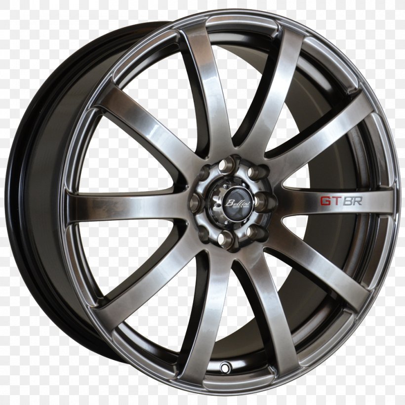 Car Gunmetal Alloy Wheel Enkei Corporation, PNG, 1000x1000px, Car, Alloy, Alloy Wheel, Auto Part, Automotive Design Download Free
