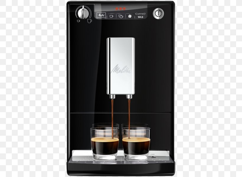 Coffeemaker Espresso Melitta CAFFEO SOLO, PNG, 600x600px, Coffee, Cafeteira, Coffee Bean, Coffee Filters, Coffeemaker Download Free