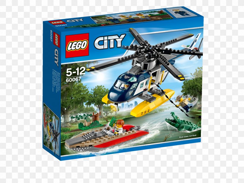 Lego City LEGO 60067 City Helicopter Pursuit Toy Lego Technic, PNG, 2400x1800px, Lego City, Aircraft, Helicopter, Lego, Lego Minifigure Download Free