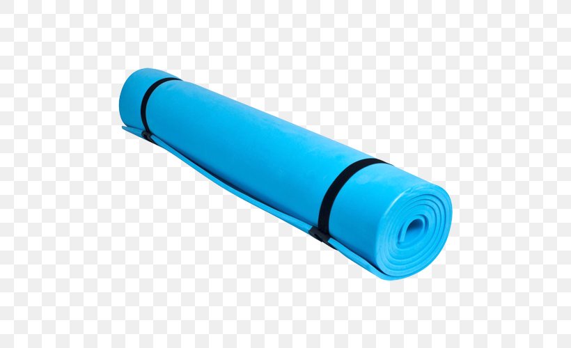 Yoga & Pilates Mats Plastic, PNG, 500x500px, Yoga Pilates Mats, Aqua, Cylinder, Hardware, Mat Download Free