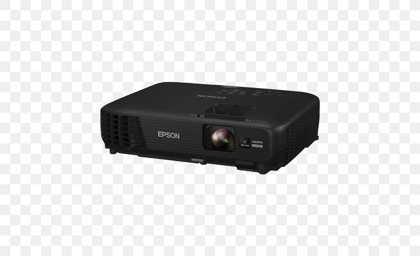 Multimedia Projectors Epson PowerLite S31+ Epson PowerLite S12+ Epson PowerLite 1751 Super Video Graphics Array, PNG, 500x500px, Multimedia Projectors, Audio Receiver, Display Resolution, Electronic Device, Electronics Download Free