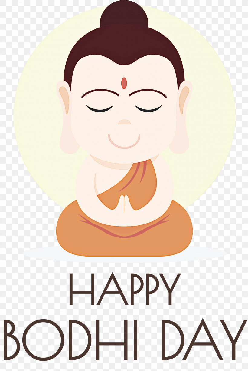 Bodhi Day Buddhist Holiday Bodhi, PNG, 2008x3000px, Bodhi Day, Bodhi, Cartoon, Face, Forehead Download Free