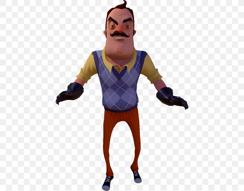 Hello Neighbor Video Game Stealth Game, PNG, 448x641px, Hello Neighbor, Action Figure, Artificial Intelligence, Blog, Cartoon Download Free