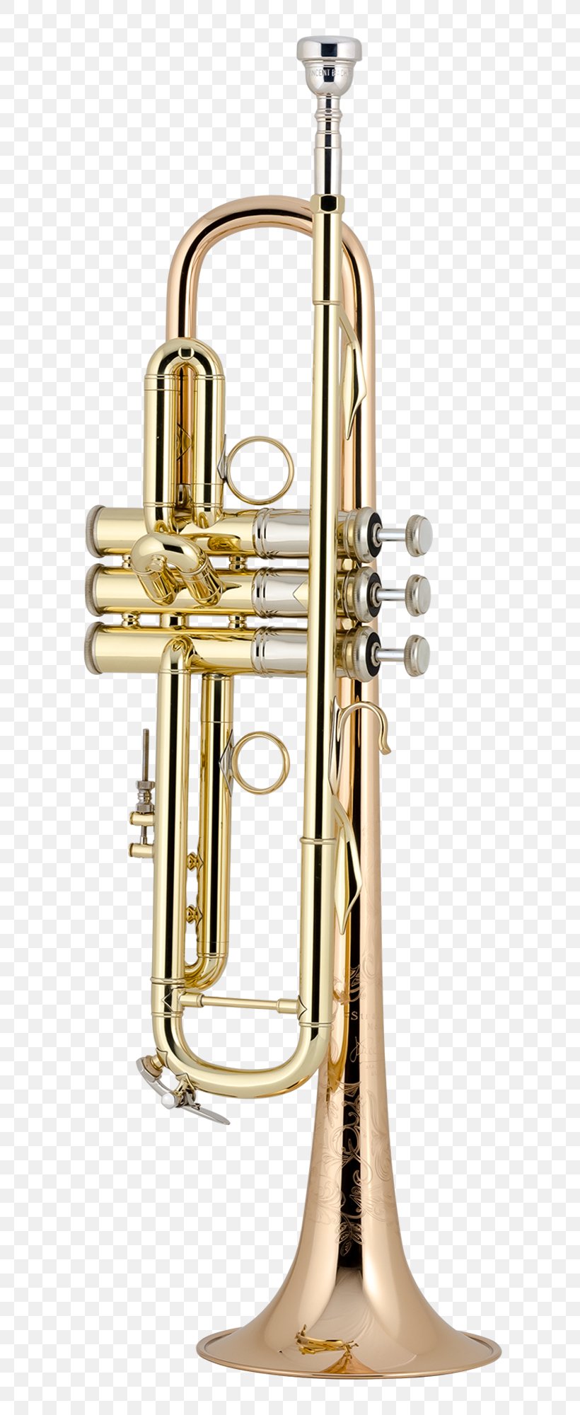 Brass Instruments Trumpet Musical Instruments Cornet Vincent Bach Corporation, PNG, 700x2000px, Watercolor, Cartoon, Flower, Frame, Heart Download Free