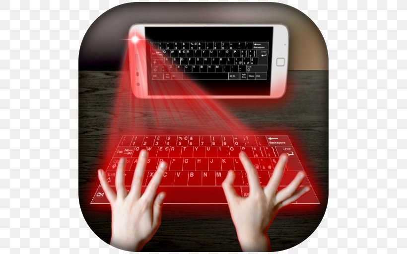Computer Keyboard Hologram Piano Simulator Hologram Table Tennis Simulator Holography Projection Keyboard, PNG, 512x512px, Computer Keyboard, Android, Display Device, Electronic Device, Electronics Download Free