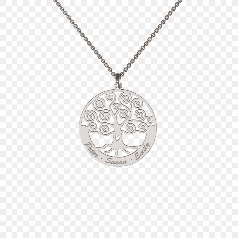 Necklace Charms & Pendants Jewellery Gold Tree Of Life, PNG, 1000x1000px, Necklace, Birthstone, Body Jewelry, Bracelet, Chain Download Free