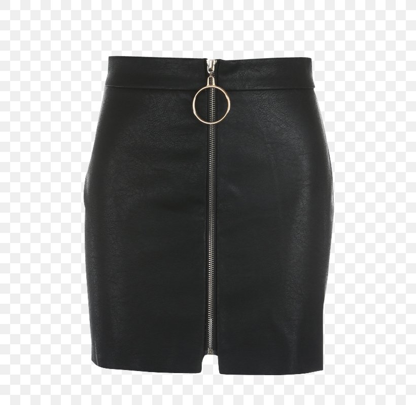 Pencil Skirt Zipper Leather Miniskirt, PNG, 800x800px, Skirt, Active Shorts, Aline, Artificial Leather, Black Download Free