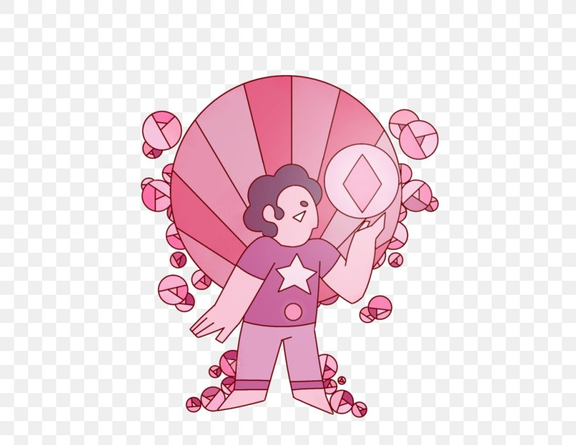 Pink Diamond Mural Fan Art, PNG, 500x634px, Watercolor, Cartoon, Flower, Frame, Heart Download Free