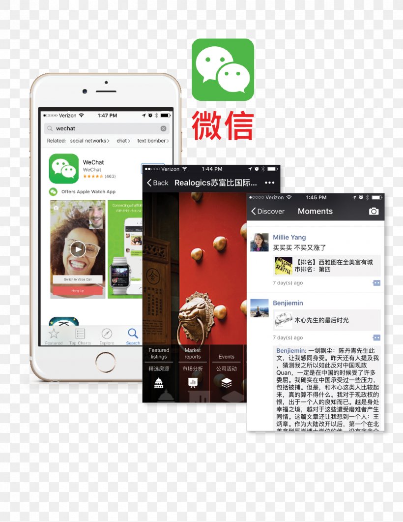 Smartphone Mobile Phones WeChat, PNG, 1275x1650px, Smartphone, Brand, Communication, Communication Device, Display Advertising Download Free