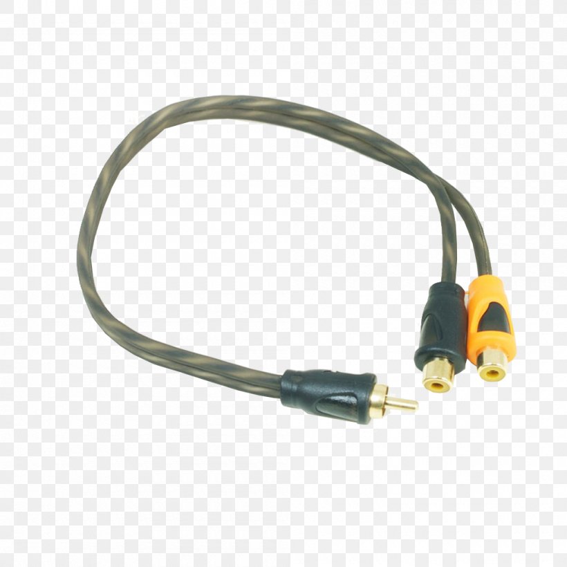 Serial Cable RCA Connector Electrical Cable Coaxial Cable Y-cable, PNG, 1000x1000px, Serial Cable, Audio, Audiophile, Cable, Coaxial Download Free