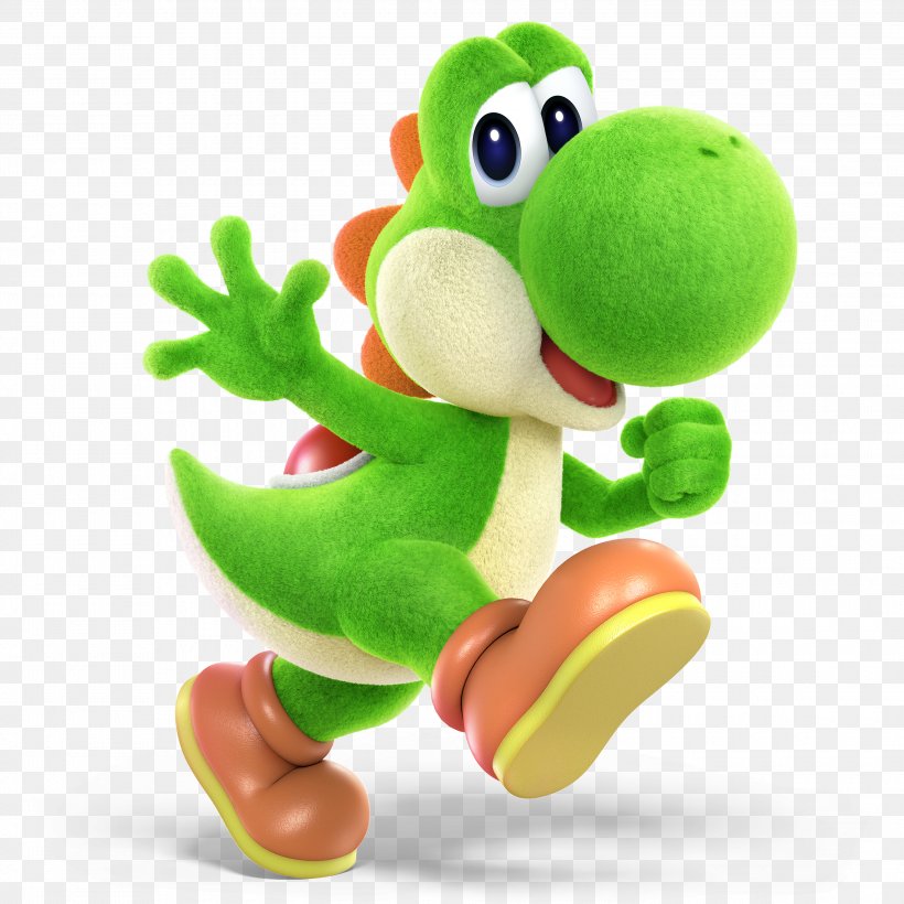 Super Smash Bros. Ultimate Yoshi's Crafted World Yoshi's New Island Nintendo Switch, PNG, 3000x3000px, Super Smash Bros Ultimate, Animal Figure, Baby Toys, Dog Toy, Figurine Download Free