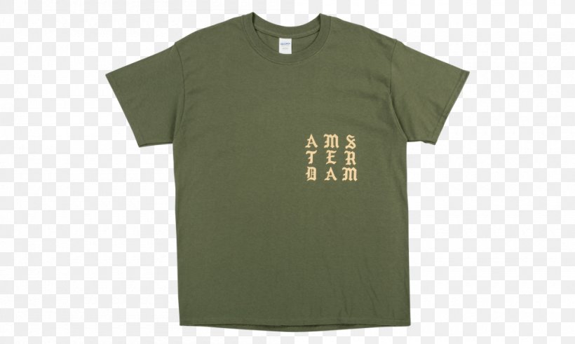 T-shirt Green Sleeve Font, PNG, 1000x600px, Tshirt, Active Shirt, Brand, Gold, Green Download Free