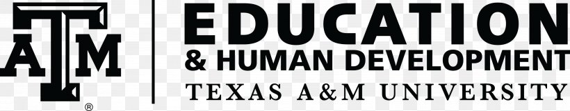 Texas A&M College Of Education And Human Development College Of Education & Human Development University School, PNG, 3007x591px, Education, Academic Degree, Black And White, Brand, Educational Research Download Free