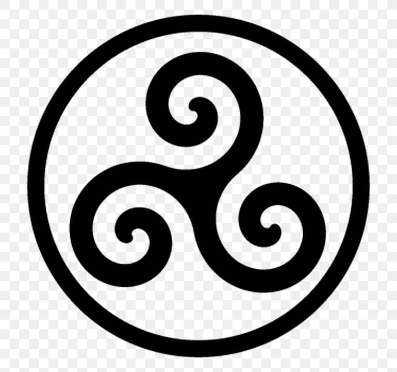 Triskelion Celtic Knot Symbol Celts Crone, PNG, 768x768px, Triskelion, Area, Black And White, Celtic Knot, Celts Download Free