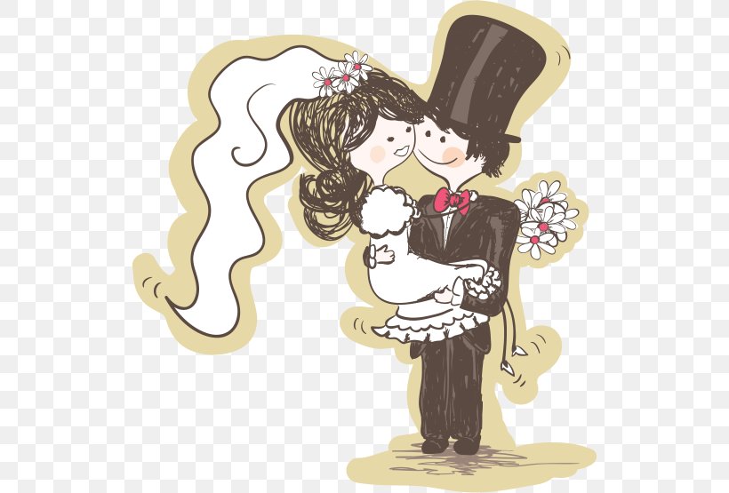 Wedding Invitation Bridegroom Clip Art, PNG, 523x555px, Wedding Invitation, Bride, Bridegroom, Cartoon, Fictional Character Download Free