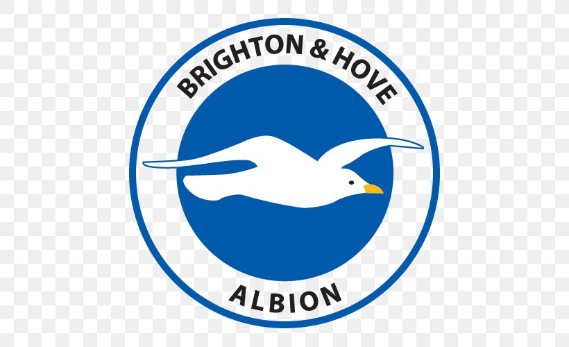 Brighton & Hove Albion F.C. Falmer Stadium Logo West Ham United F.C. Brand, PNG, 500x500px, Brighton Hove Albion Fc, Albion, Area, Art, Beak Download Free