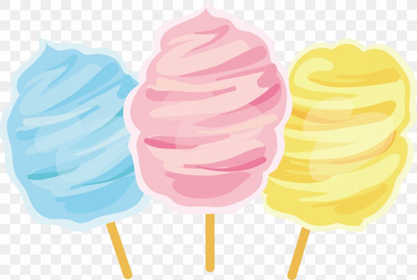 Cotton Candy Lollipop Zefir, PNG, 4566x3066px, Cotton Candy, Candy, Clip Art, Confectionery, Drawing Download Free