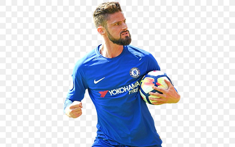 Olivier Giroud FIFA 18 Chelsea F.C. FIFA Mobile France National Football Team, PNG, 512x512px, 2018 World Cup, Olivier Giroud, Ball, Blue, Chelsea Fc Download Free