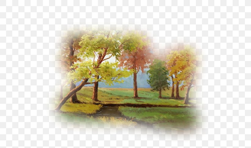 Watercolor Painting Landscape Desktop Wallpaper Adobe Photoshop, PNG, 600x485px, Watercolor Painting, Autumn, Landscape, Nature, Paint Download Free