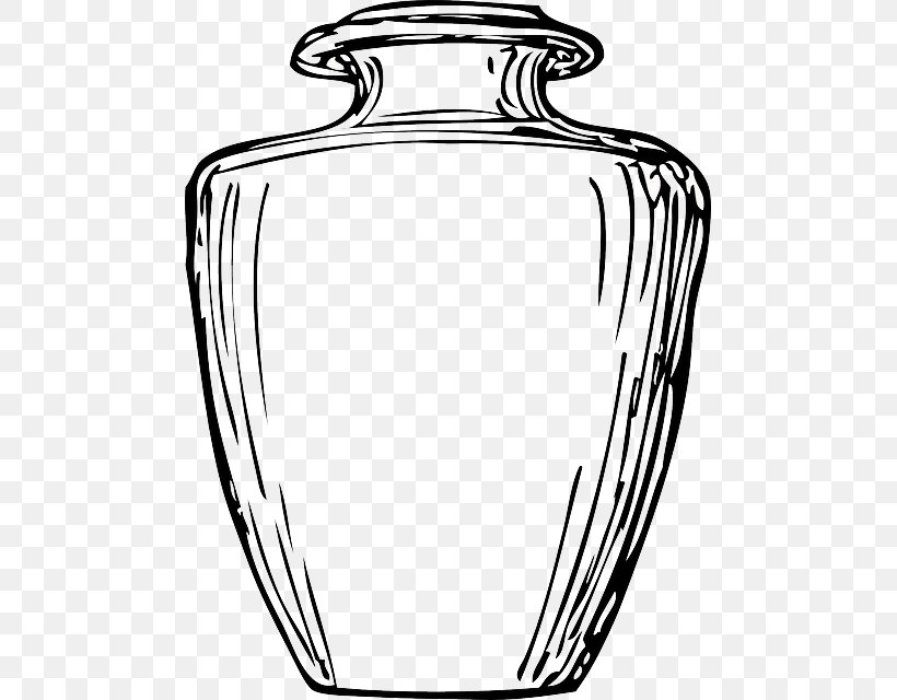Black And White Jar Clip Art, PNG, 481x640px, Black And White, Decorative Arts, Drawing, Drinkware, Flowerpot Download Free