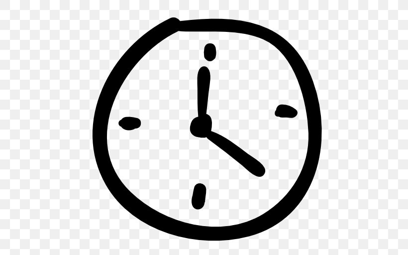 Symbol Clock Smiley Emoticon, PNG, 512x512px, Symbol, Area, Black And White, Character, Chart Download Free