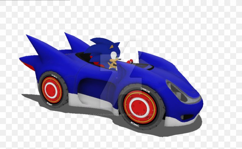 Sonic The Hedgehog Sonic Generations Sonic & Sega All-Stars Racing Sonic Boom Supersonic Speed, PNG, 900x555px, Sonic The Hedgehog, Automotive Design, Car, Electric Blue, Mode Of Transport Download Free