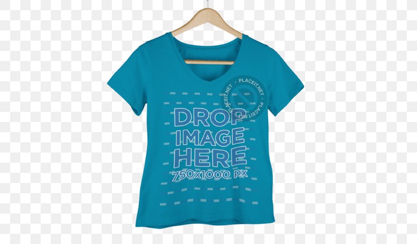 T-shirt Sleeve Neck Font, PNG, 640x480px, Tshirt, Active Shirt, Aqua, Blue, Brand Download Free