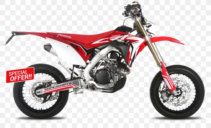 Honda CRF450R Car Supermoto Motorcycle, PNG, 920x560px, Honda, Allterrain Vehicle, Automotive Exhaust, Bicycle, Car Download Free