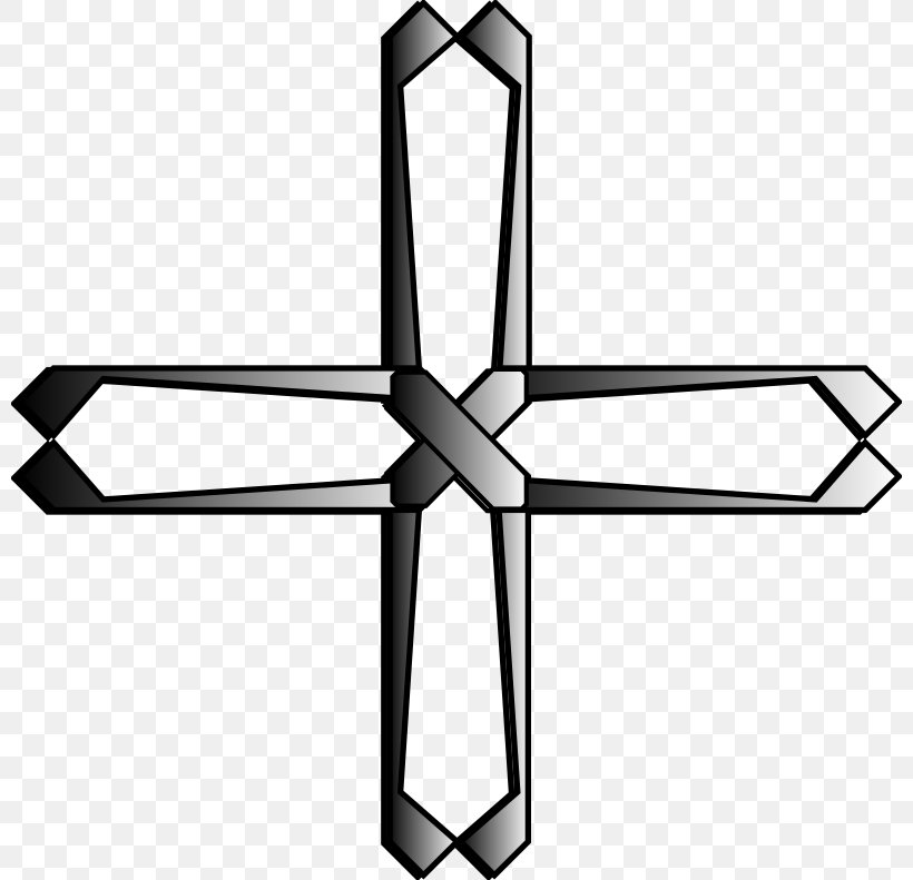 Christian Cross Clip Art, PNG, 800x791px, Christian Cross, Black And White, Christianity, Church, Cross Download Free