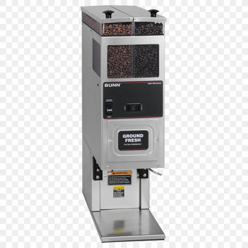 Coffee Burr Mill Bunn-O-Matic Corporation Espresso, PNG, 900x900px, Coffee, Bistro, Bunnomatic Corporation, Burr Mill, Coffee Bean Download Free