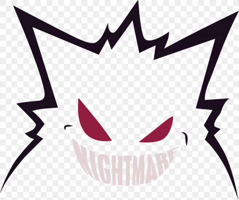 Gengar T-shirt Haunter Decal Gastly, PNG, 975x819px, Watercolor, Cartoon, Flower, Frame, Heart Download Free