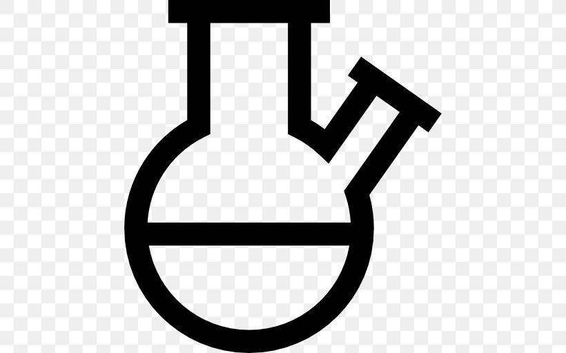 Laboratory Flasks Chemistry Science, PNG, 512x512px, Laboratory Flasks, Area, Beaker, Black And White, Chemical Substance Download Free