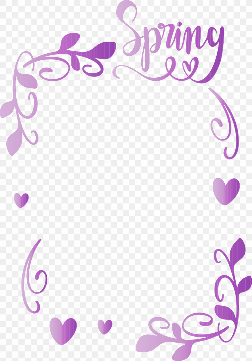 Purple Violet Heart Lilac Text, PNG, 2100x3000px, Hello Spring, Heart, Lilac, Paint, Purple Download Free