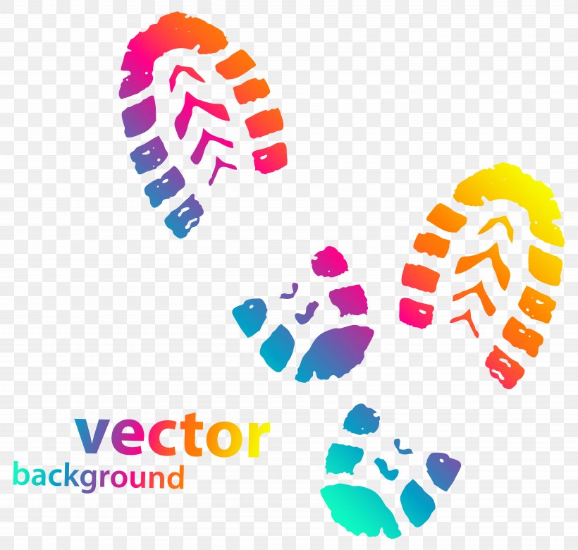 Shoe Footprint Sneakers Boot Clip Art, PNG, 7391x7032px, Shoe, Area, Boot, Color, Footprint Download Free