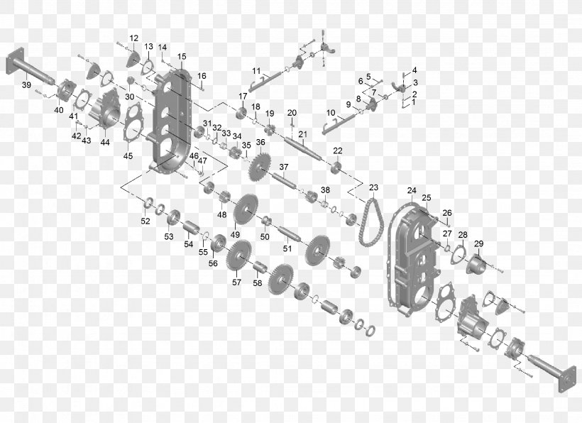 Tractor Transmission Kubota Corporation Spare Part Cultivator, PNG, 2156x1569px, Tractor, Agriculture, Auto Part, Black And White, Combine Harvester Download Free