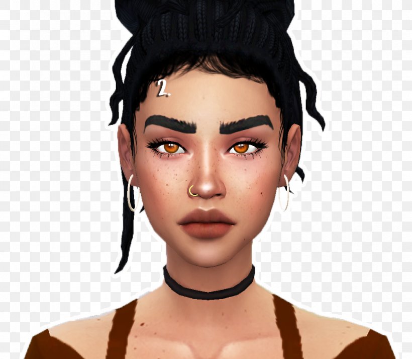 Eyebrow The Sims 4 The Sims 3 Maxis, PNG, 998x868px, Eyebrow, Beauty, Brown Hair, Dimple, Ear Download Free