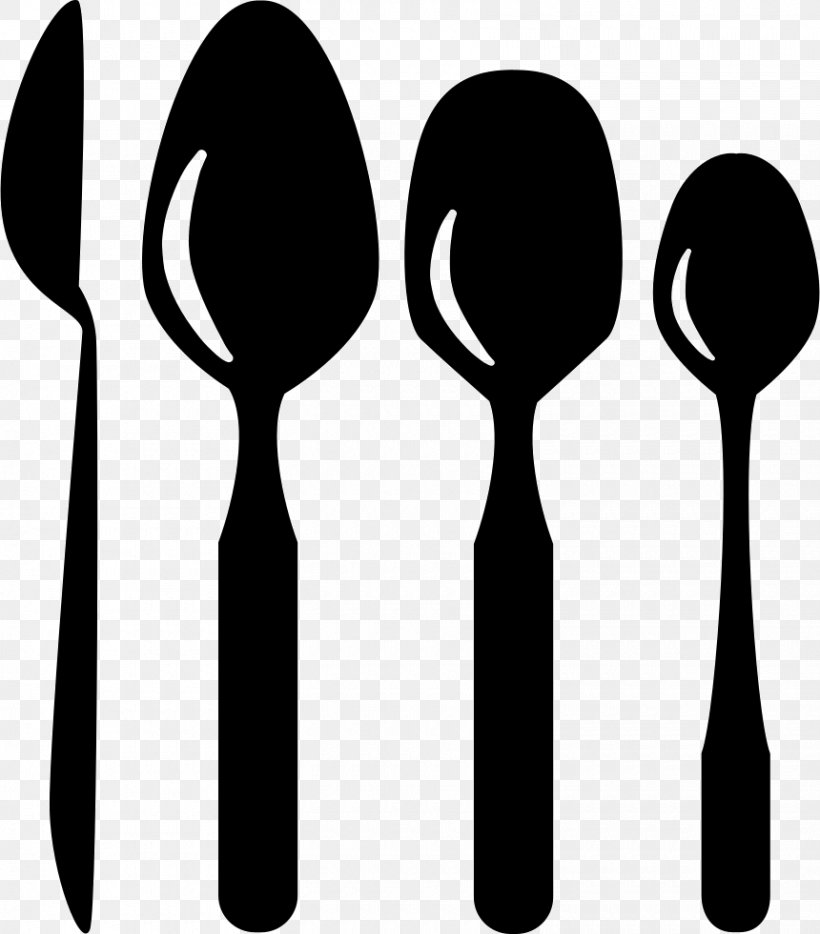 Kitchen Utensil Spoon Fork Tool, PNG, 860x980px, Kitchen Utensil, Black And White, Cutlery, Cutting Boards, Fork Download Free
