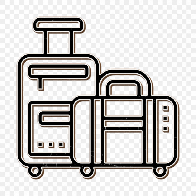 Travel Icon Luggage Icon Hotel Services Icon, PNG, 1204x1204px, Travel Icon, Hotel Services Icon, Line, Line Art, Luggage Icon Download Free