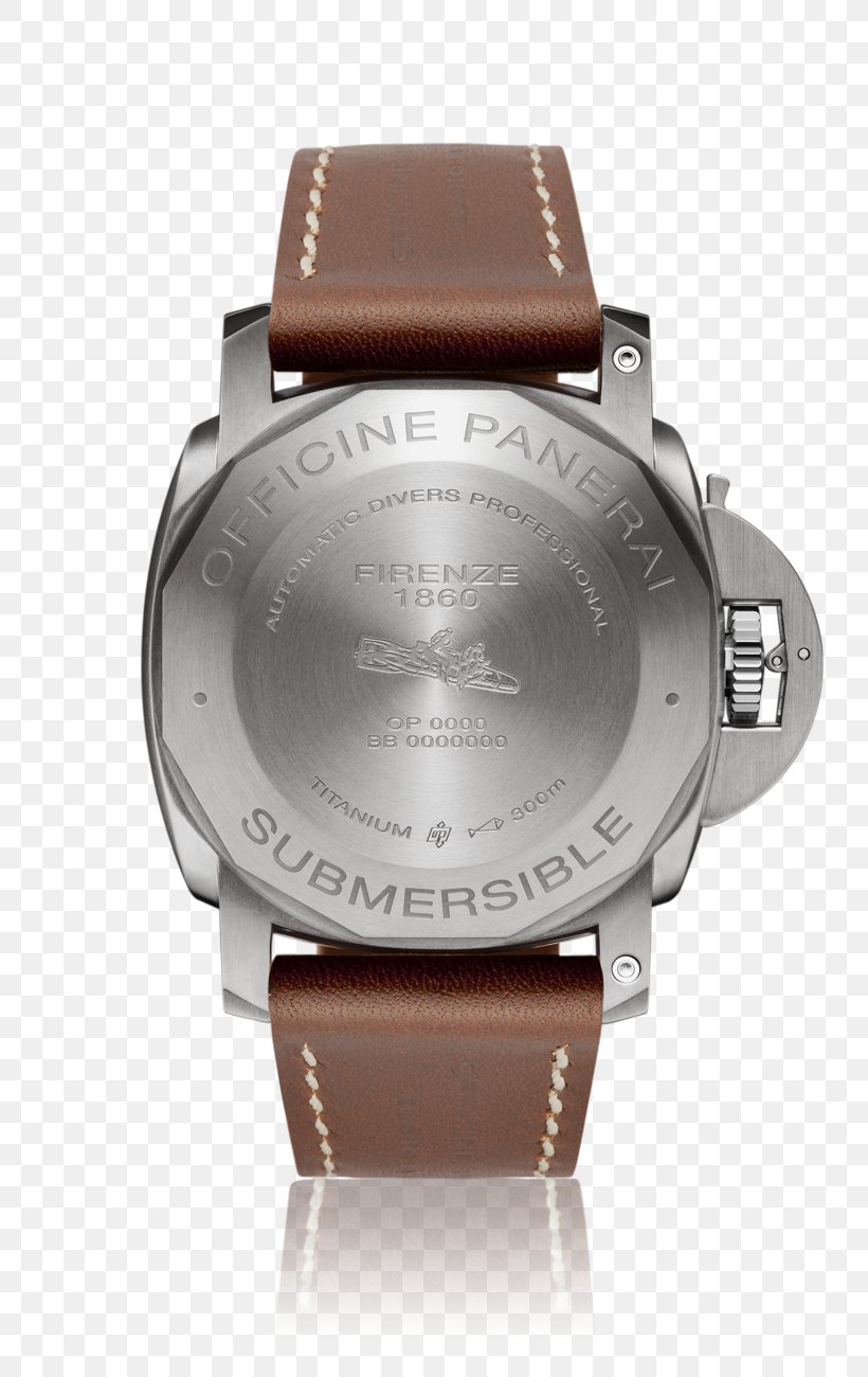 Watch Panerai Men's Luminor Marina 1950 3 Days Titanium Radiomir, PNG, 820x1300px, Watch, Brand, Brown, Clock, Counterfeit Watch Download Free