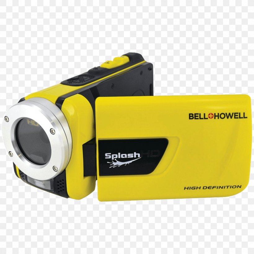 Digital Cameras Video Cameras Digital Video Bell & Howell WV30HD SplashHD, PNG, 1000x1000px, Digital Cameras, Action Camera, Camcorder, Camera, Cameras Optics Download Free