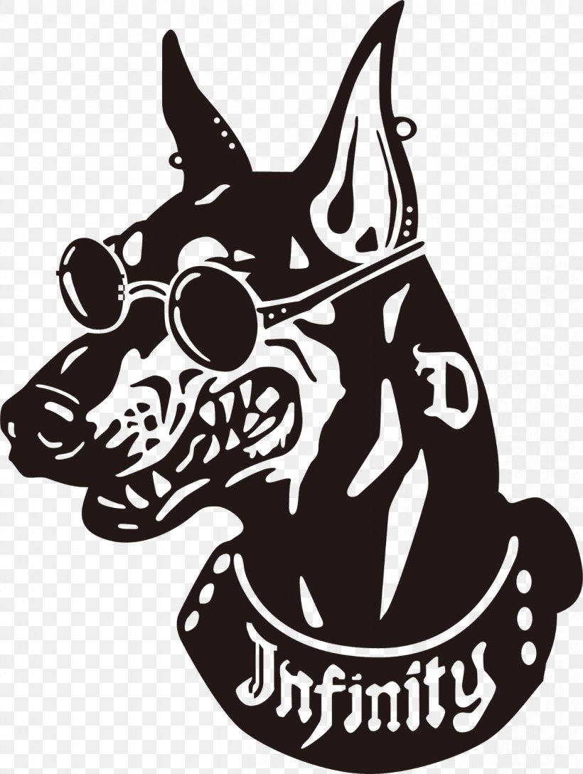 Dobermann Great Dane Miniature Pinscher Drawing, PNG, 1205x1600px, Dobermann, Black And White, Carnivoran, Dog, Dog Breed Download Free