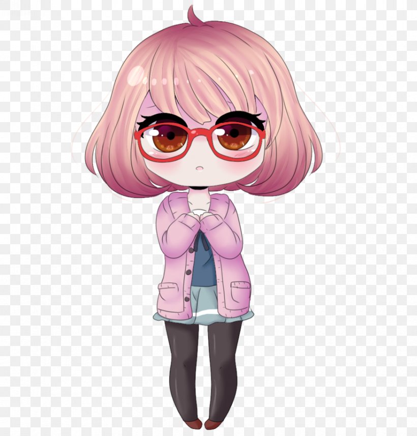 Glasses Brown Hair Cartoon Doll, PNG, 874x914px, Watercolor, Cartoon, Flower, Frame, Heart Download Free