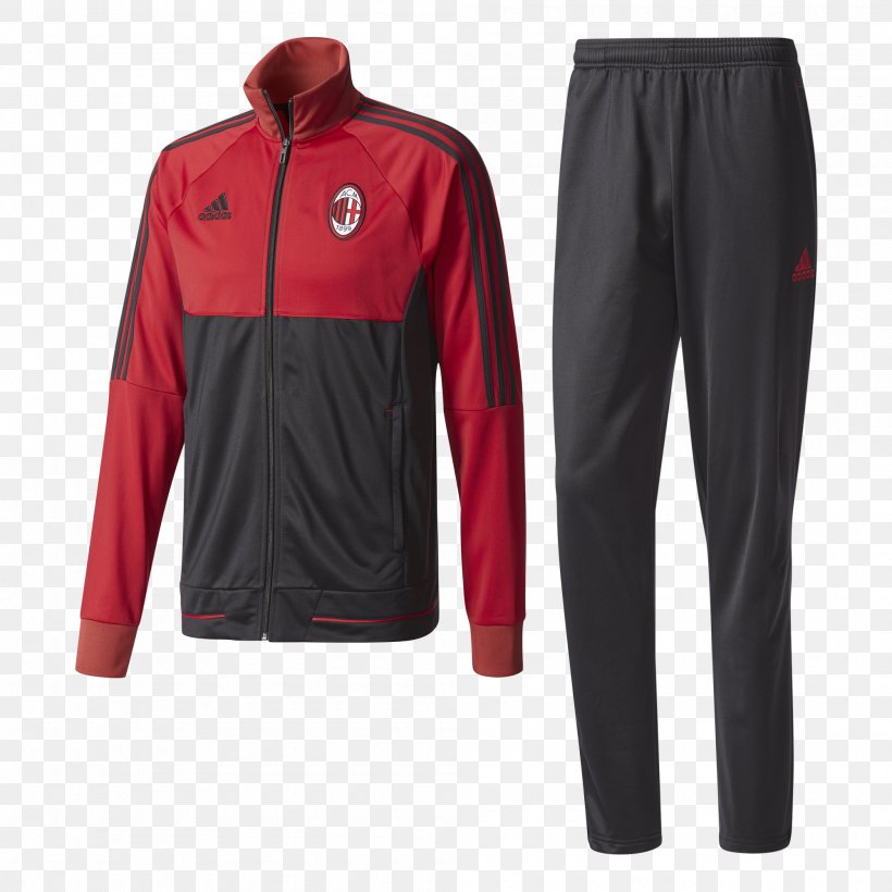 A.C. Milan Tracksuit Serie A UEFA Champions League Sport, PNG, 2000x2000px, Ac Milan, Adidas, Black, Brand, Football Download Free